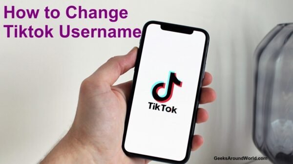 Change Tiktok Username