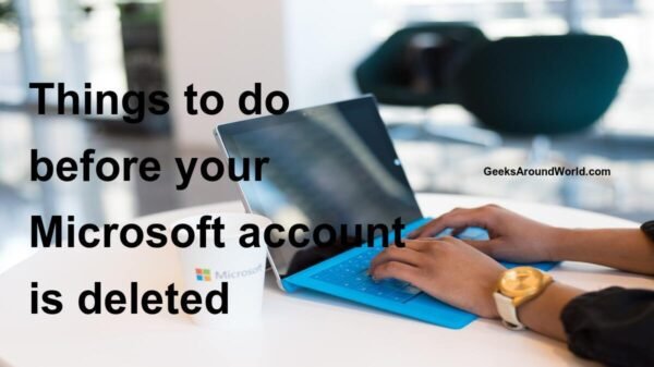 Before Your Microsoft Account Is Deleted