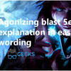Agonizing blast 5e explanation in easy wording