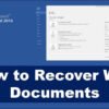 recover a word document