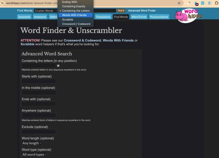 How to Find WordHippo 5 Letter Words