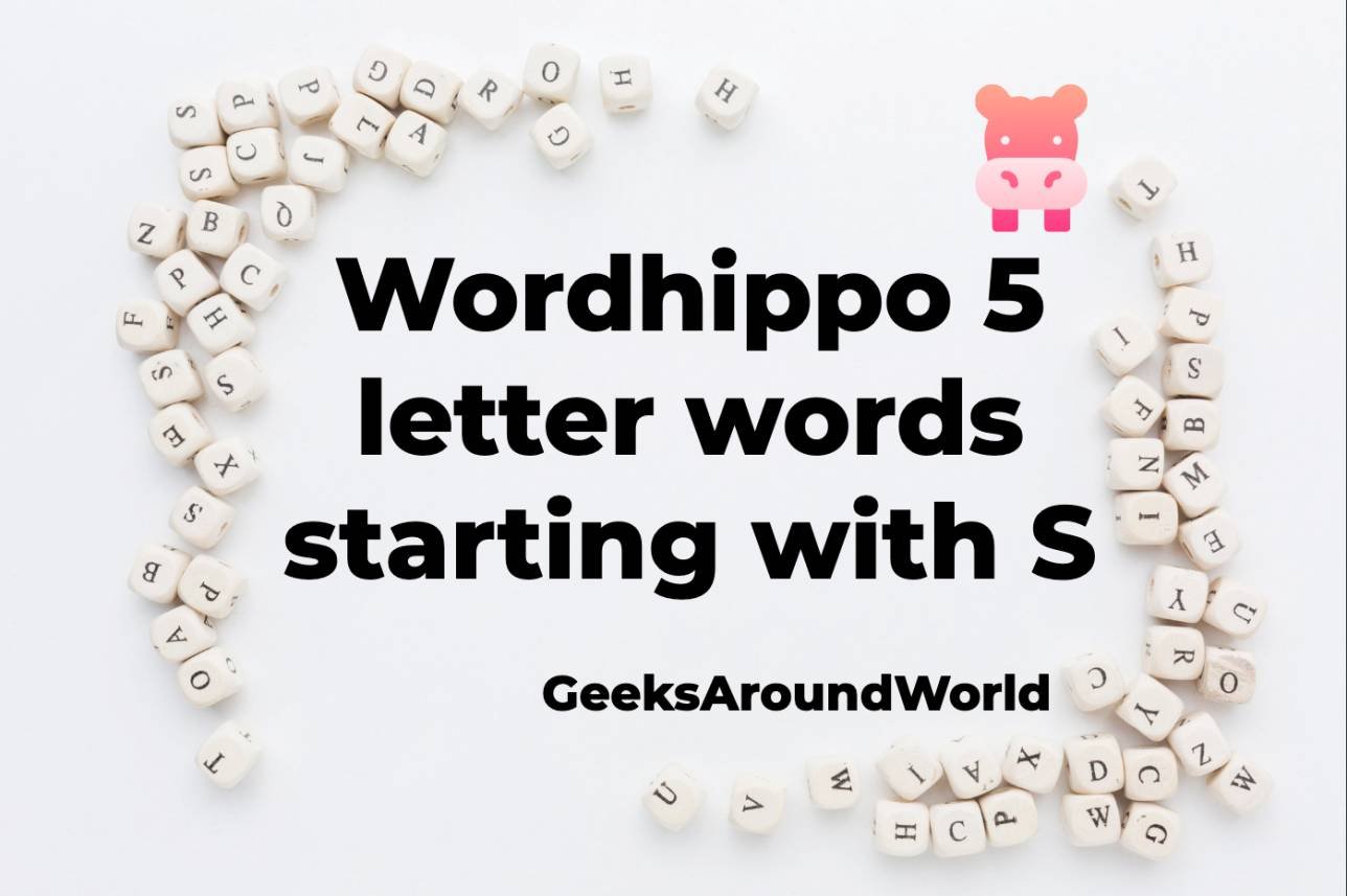 Wordhippo 5 letter words starting with S